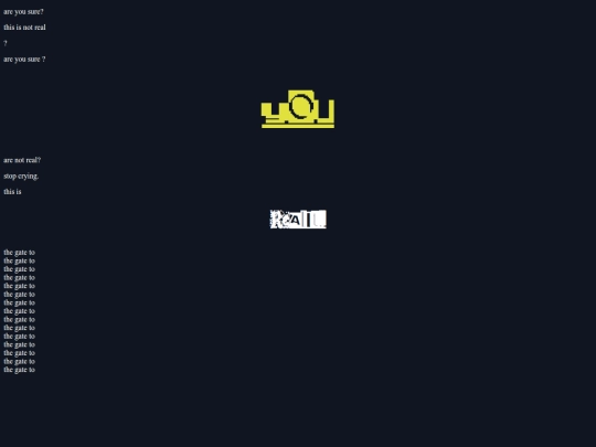 not-real screenshot