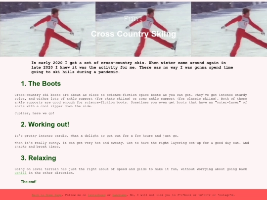 xc-skiing screenshot