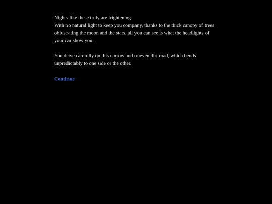 Twine_stories/The_darkest_manor screenshot