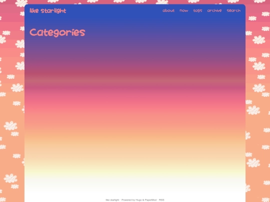 categories screenshot