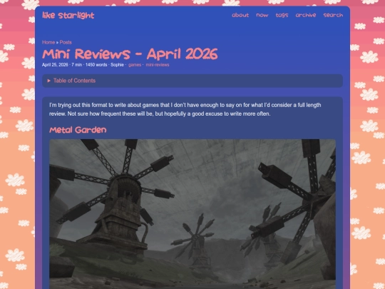 posts/mini-reviews-apr-2026 screenshot