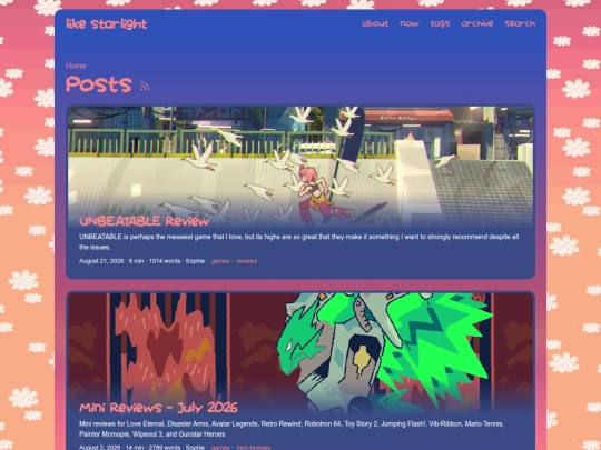 posts/page/1 screenshot