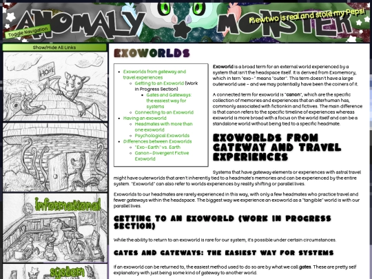 sys/pedia/exoworld screenshot