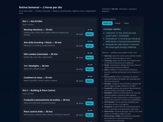 Fortnite-rutina-semanal-2-horas screenshot