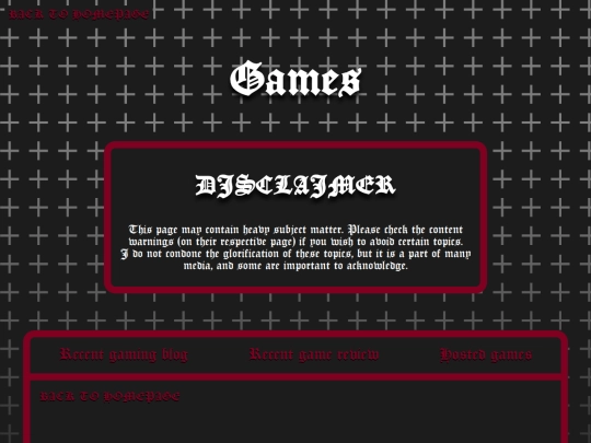 Games screenshot