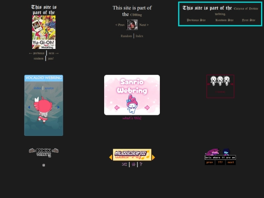 Home/webrings screenshot