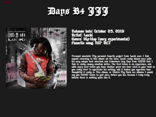 Music/DaysB4III screenshot
