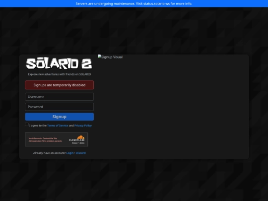 signup screenshot