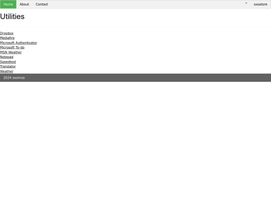 sxostore/utilities screenshot