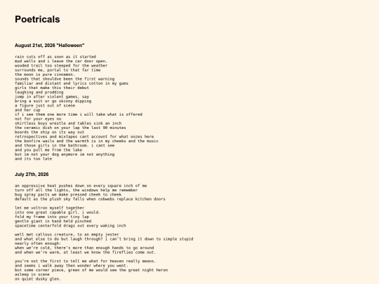 poetry screenshot