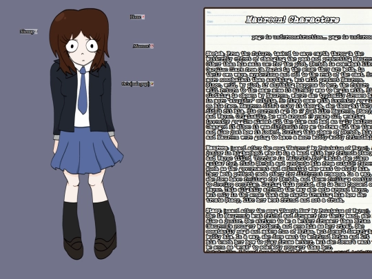Original-Work/MaureenCharacters screenshot