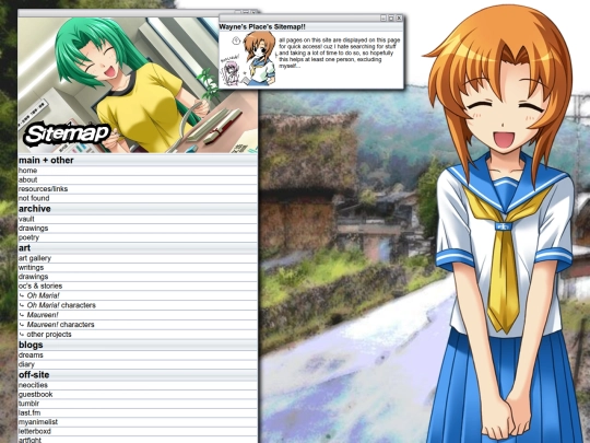 Sitemap screenshot