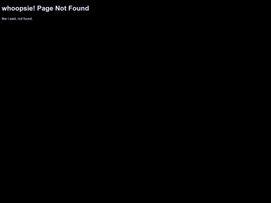not_found screenshot