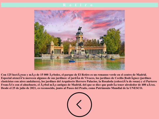 paisaje de la luz/Retiro screenshot
