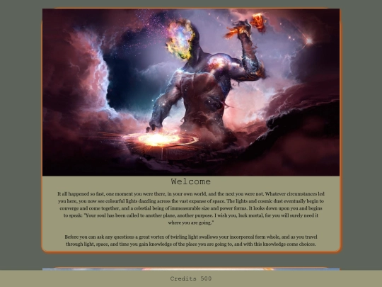 cyoa/Colthara screenshot