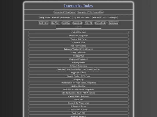index screenshot