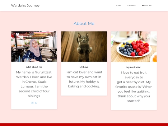 about-me screenshot