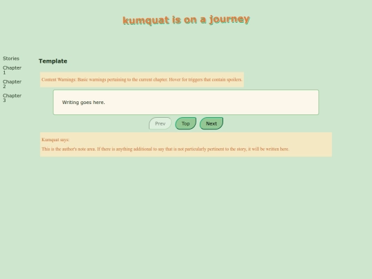 stories/template screenshot