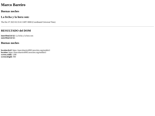 modulo3 screenshot