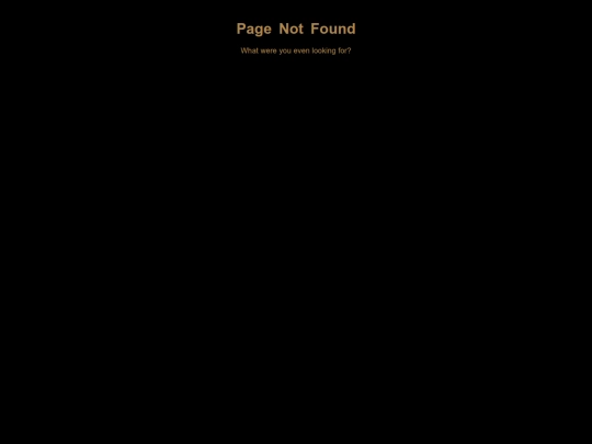 not_found screenshot