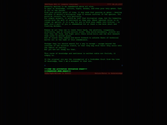 writing/remembrance screenshot