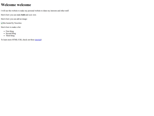 index screenshot