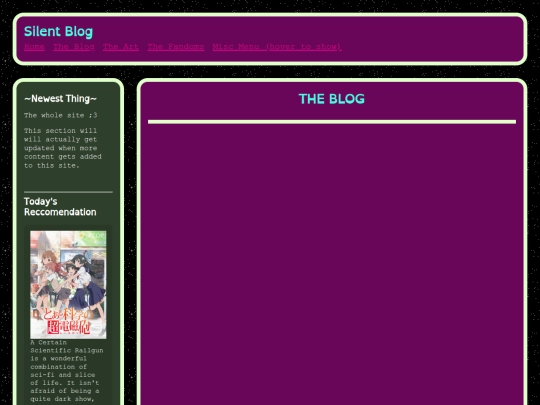 blog screenshot