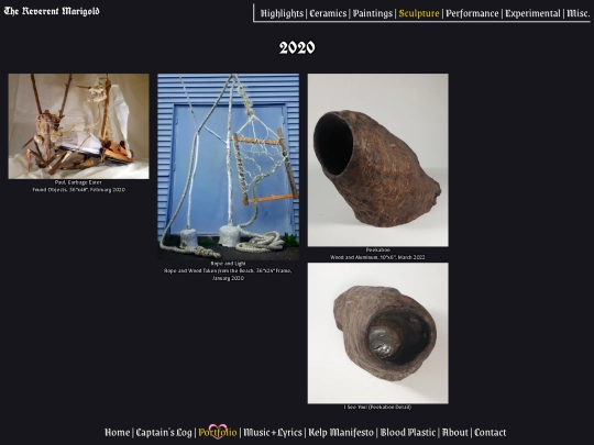 Portfolio/Sculpture screenshot