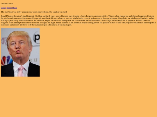 News screenshot