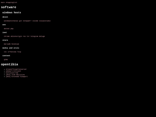 index screenshot