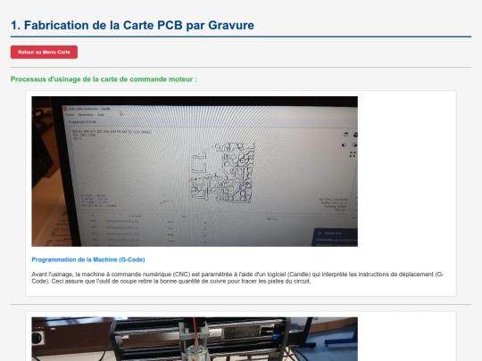 piste carte moteur screenshot