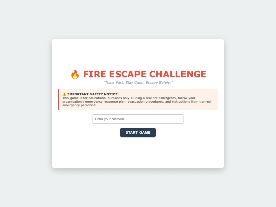 Fire Escape Challenge screenshot