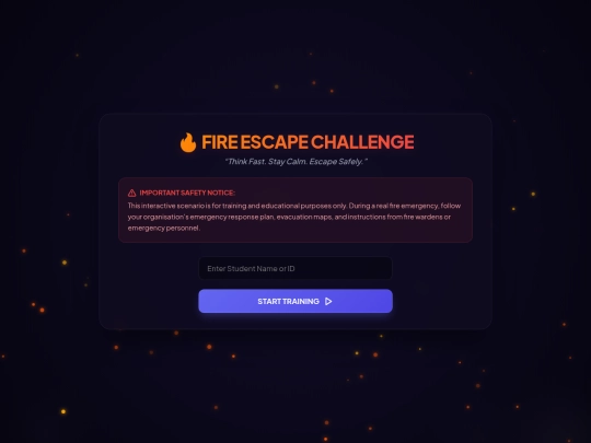 Fire Escape Game screenshot