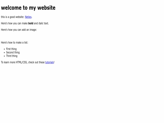 index screenshot