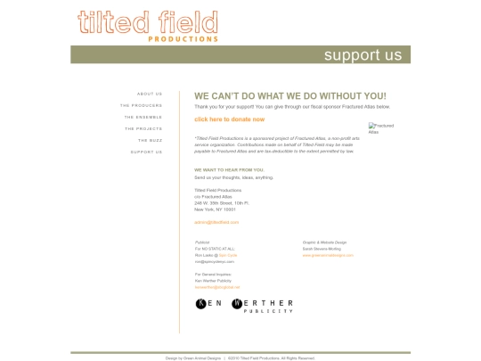 support screenshot