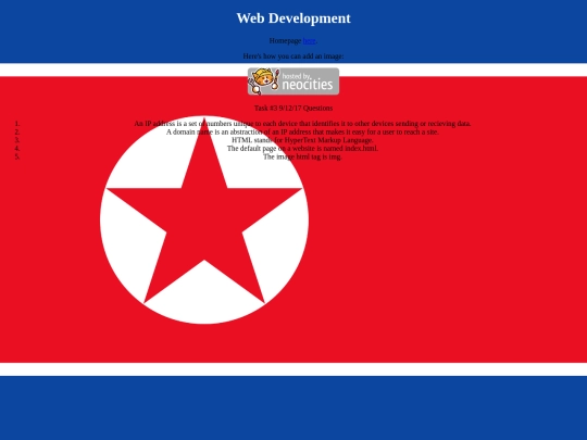 webDev screenshot