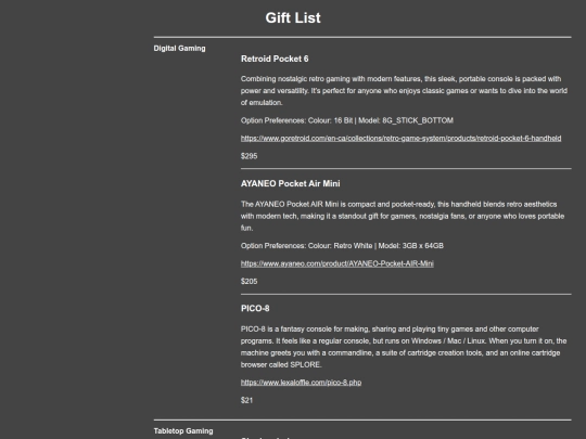 index screenshot