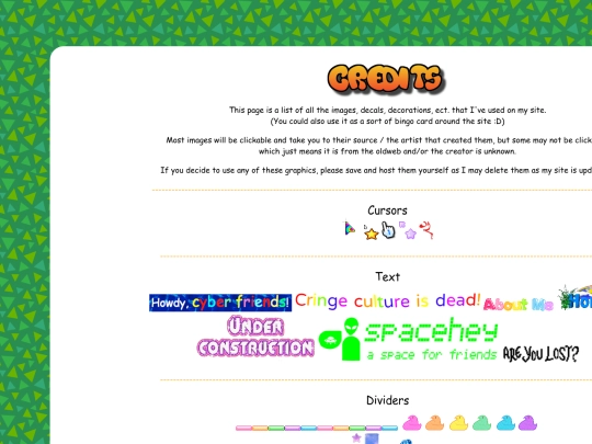 credits screenshot