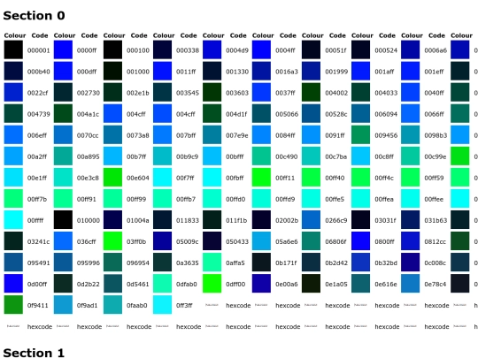 hexcodes screenshot