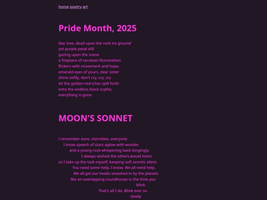 poetry screenshot