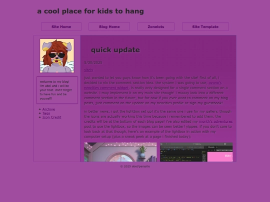 blog/posts/2025-05-30-quick-update screenshot
