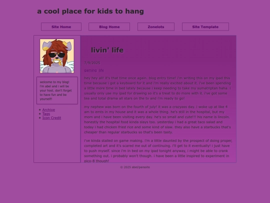 blog/posts/2025-07-09-livin-life screenshot