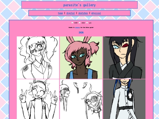 gallery/sketches screenshot