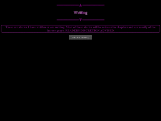 writing screenshot