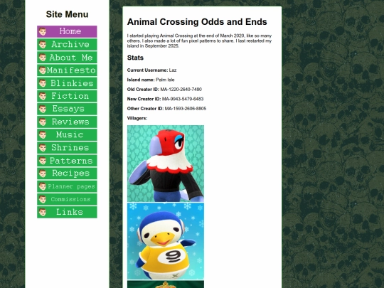 essays/acnh-codes screenshot