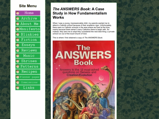 essays/answersbookmain screenshot