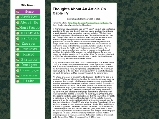 essays/cabletv screenshot