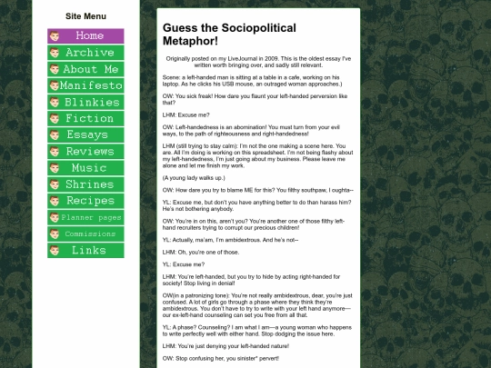 essays/handedness screenshot