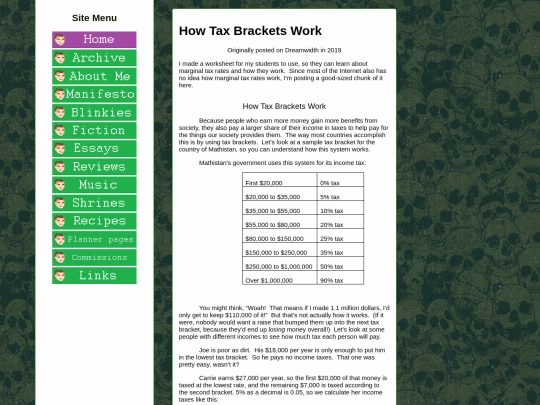 essays/howtaxbracketswork screenshot