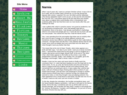 essays/narnia screenshot